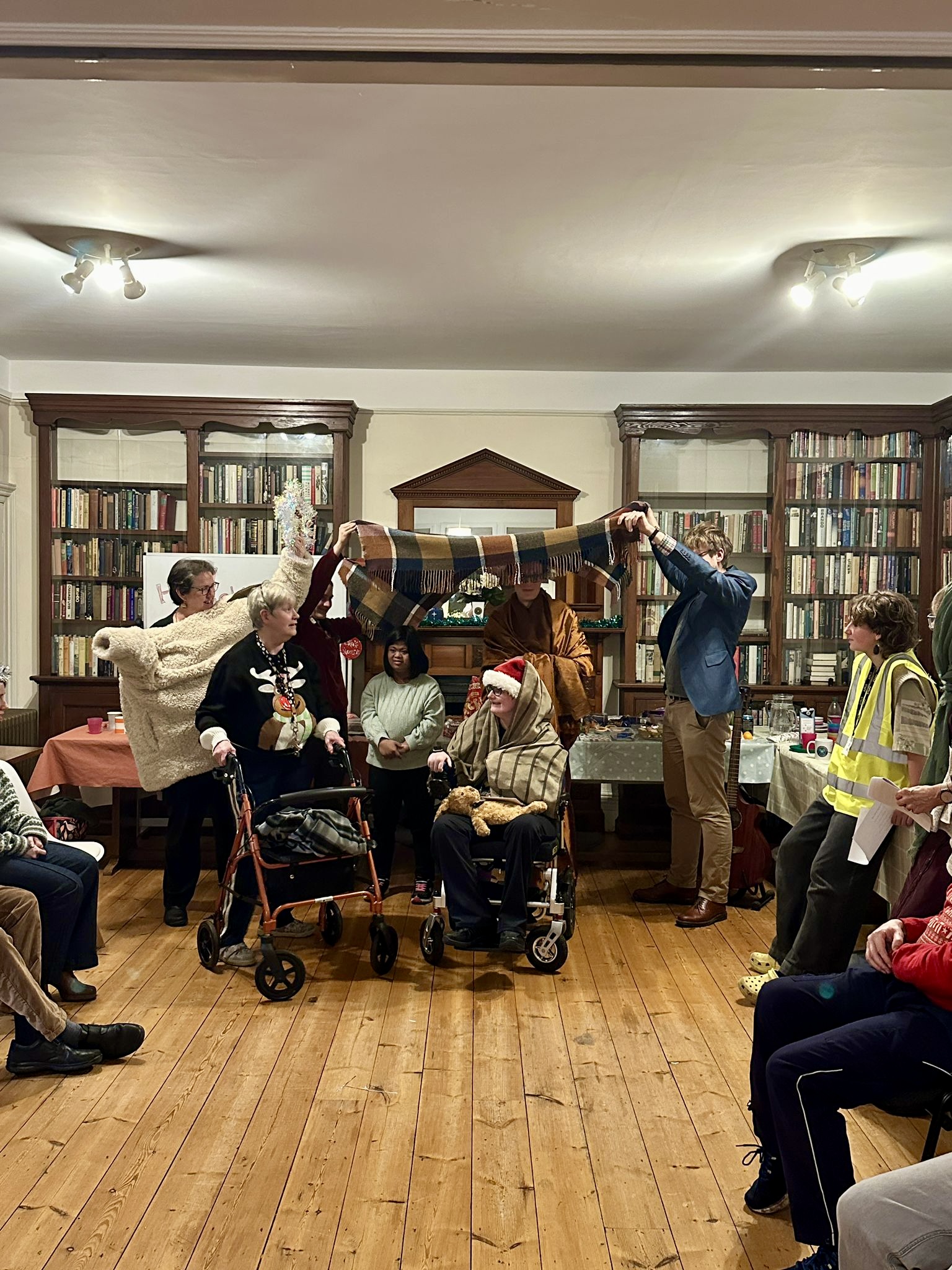 People from Lyn's House presenting a nativity scene